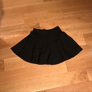 Black skater skirt